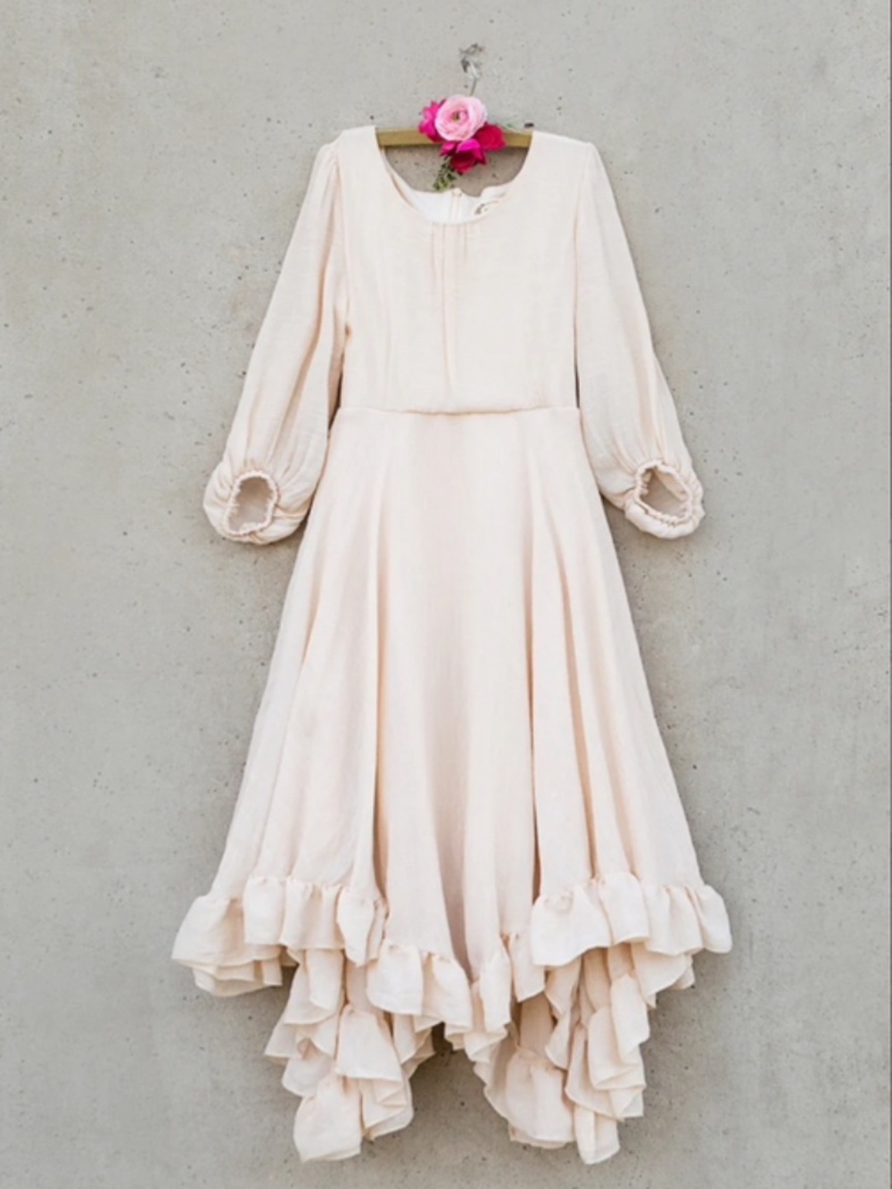 Rare Joyfolie Raelynne Dress in Ecru Sz 7 - Picture 4 of 9